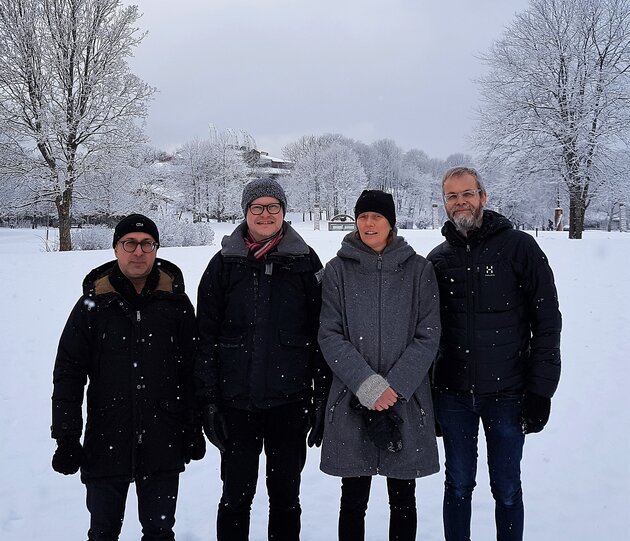Forskargruppen som driver projektet: Önver Cetrez, Andreas Westergren, Magdalena Nordin och Henrik Rydell Johnsén.