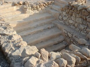 Rituellt bad, Qumran. Foto: Magnus Zetterholm. Rituellt bad, Qumran. Foto: Magnus Zetterholm.