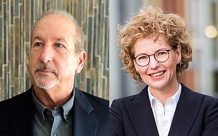 Mark Nanos och Corinna Körting, Teologiska fakultetens hedersdoktorer 2018. Foto: Samuel Byrskog och Hamburgs universitet. Mark Nanos och Corinna Körting, Teologiska fakultetens hedersdoktorer 2018. Foto: Samuel Byrskog och Hamburgs universitet.